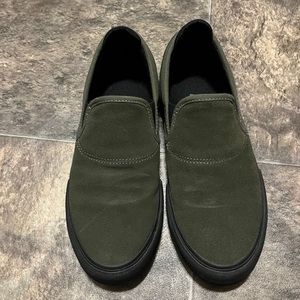 🏷️ SOLD Emerica Wino G6 Slip-On 7 US Skateboard Sneakers Green Suede